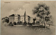 Weingarten - Krankenhaus - Künstler-AK Eugen Felle