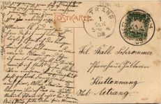 Gruss aus Krumbach - Künstler-AK Eugen Felle