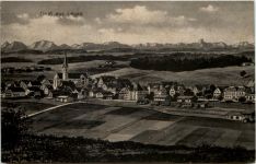 Gruss aus Legau - Künstler-AK Eugen Felle