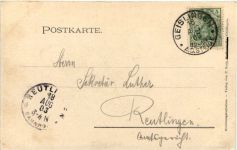 Geislingen - Der Oedturm - Künstler-AK Eugen Felle