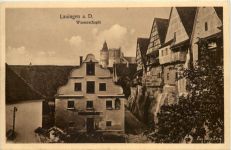 Lauingen a. D. Wasserschapfe - Künstler-AK Eugen Felle