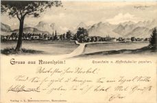 Gruss aus Rosenheim - Künstler-AK Eugen Felle