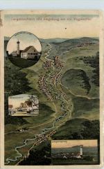 Langenneufnach und Umgebung - Künstler-AK Eugen Felle
