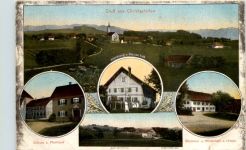 Gruss aus Christazhofen - Künstler-AK Eugen Felle