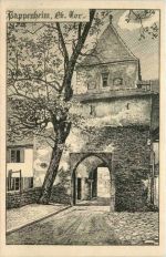 Pappenheim - Oberes Tor - Künstler-AK Eugen Felle