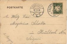 Gruss aus Kaufbeuren - Künstler-AK Eugen Felle