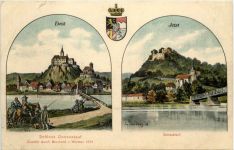 Schloss Donaustauf - Künstler-AK Eugen Felle