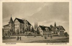 Wilhelmsdorf - Taubstummenanstalten - Künstler-AK Eugen Felle