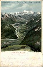 Vilsthal mit Zugspitze - Künstler-AK Eugen Felle
