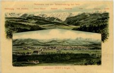 Isny im Allgäu - Künstler-AK Eugen Felle