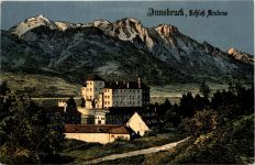 Innsbruck Schloss Anbras - Künstler-AK Eugen Felle