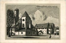 Biberach - Stadtpfarrkirche - Künstler-AK Eugen Felle