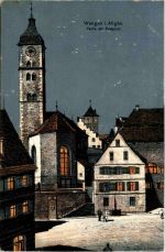 Wangen im Allgäu - Künstler-AK Eugen Felle