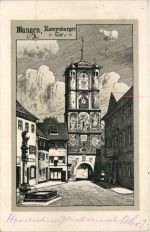Wangen im Allgäu - Ravensburger Tor - Künstler-AK Eugen Felle