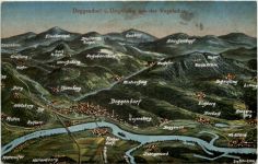 Deggendorf und Umgebung - Künstler-AK Eugen Felle