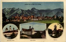 Isny im Allgäu - Künstler-AK Eugen Felle