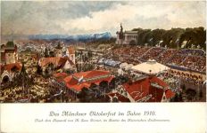 München - Gruss vom Oktoberfest 1910