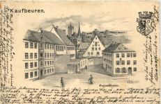 Kaufbeuren - Frauenkloster - Künstler-AK Eugen Felle