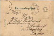 Gruss aus den Bergen - Litho