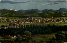 Isny bei Allgäu - Künstler-AK Eugen Felle