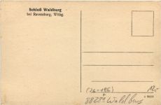 Schloss Waldburg bei Ravensburg - Künstler-AK Eugen Felle