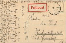 Heilstätte Überruh bei Isny - Feldpost