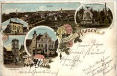 Gruss aus Wangen - Litho