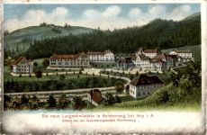 Lungenheilanstalt in Bolsternang bei Isny - Künstler-AK Eugen Felle