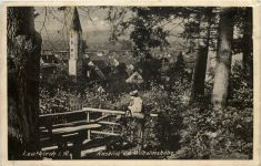 Leutkirch - Ausblick von der Wilhelmshöhe - Künstler-AK Eugen Felle