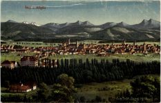 Isny im Allgäu - Künstler-AK Eugen Felle