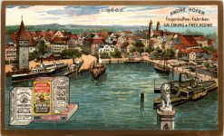 Lindau - Werbekarte Andre Hofer Feigenkaffee Salzburg