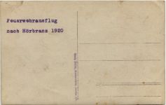 Hörbranz - Feuerwehr Ausflug 1920