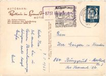 Rohrbrunn über Aschaffenburg - Autobahn Rasthaus im Spessart