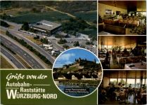 Autobahn-Raststätte Würzburg-Nord, div. Bilder