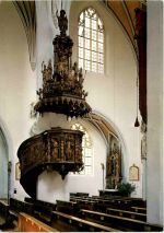 Wasserburg a. Inn, Stadtpfarrkirche St. Jacob, Kanzel v. Martin u. Micha