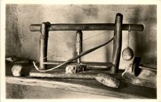 Freilichtmuseum Unteruhldingen am Bodensee, Steinbohrapparat