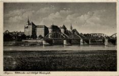 Torgau, Elbbrücke, Schloss Hartenfels