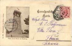 Vöslau, Franz Josefs-Warte am Harzberg