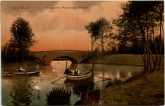 Krefeld, Stadtwald-Partie am Weiher