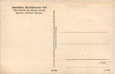 Göhlsdorf b. Werder, Gaststätte Westfälischer Hof