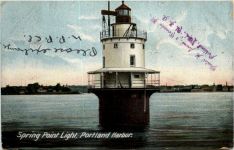 Portland Harbour - Spring Point Light