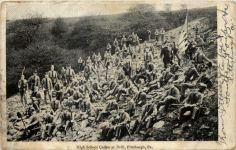 Pittsburgh - High School Cadets at Drill