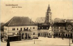 Sondershausen - Markt mit Rathaus