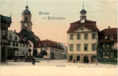 Gruss aus Salzungen - Marktplatz