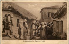 Mazedonien - Strassenleben im Zigeunerviertel - Feldpost San Komp 641