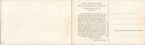Wiesenbeker Teich im Harz - Badeanstalt - Klappkart
