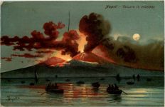 Napoli - Vesuvio in eruzione