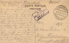 Cortemarck - Pensionnaat - Feldpost 13. Reserve Korps