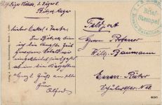 Festung Bitsch - Feldpost