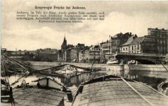 Gesprengte Brücke bei Andenne